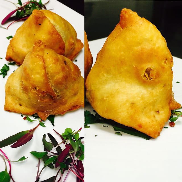 Vegetable Samosa.