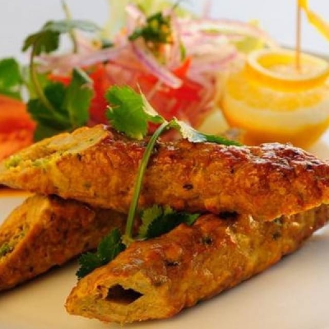 Lamb Seekh Kabab.
