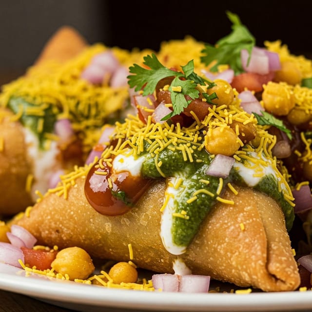 Samosa Chaat.